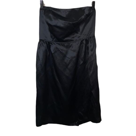 J. Crew silk strapless black dress NWT 8P - Picture 2 of 7